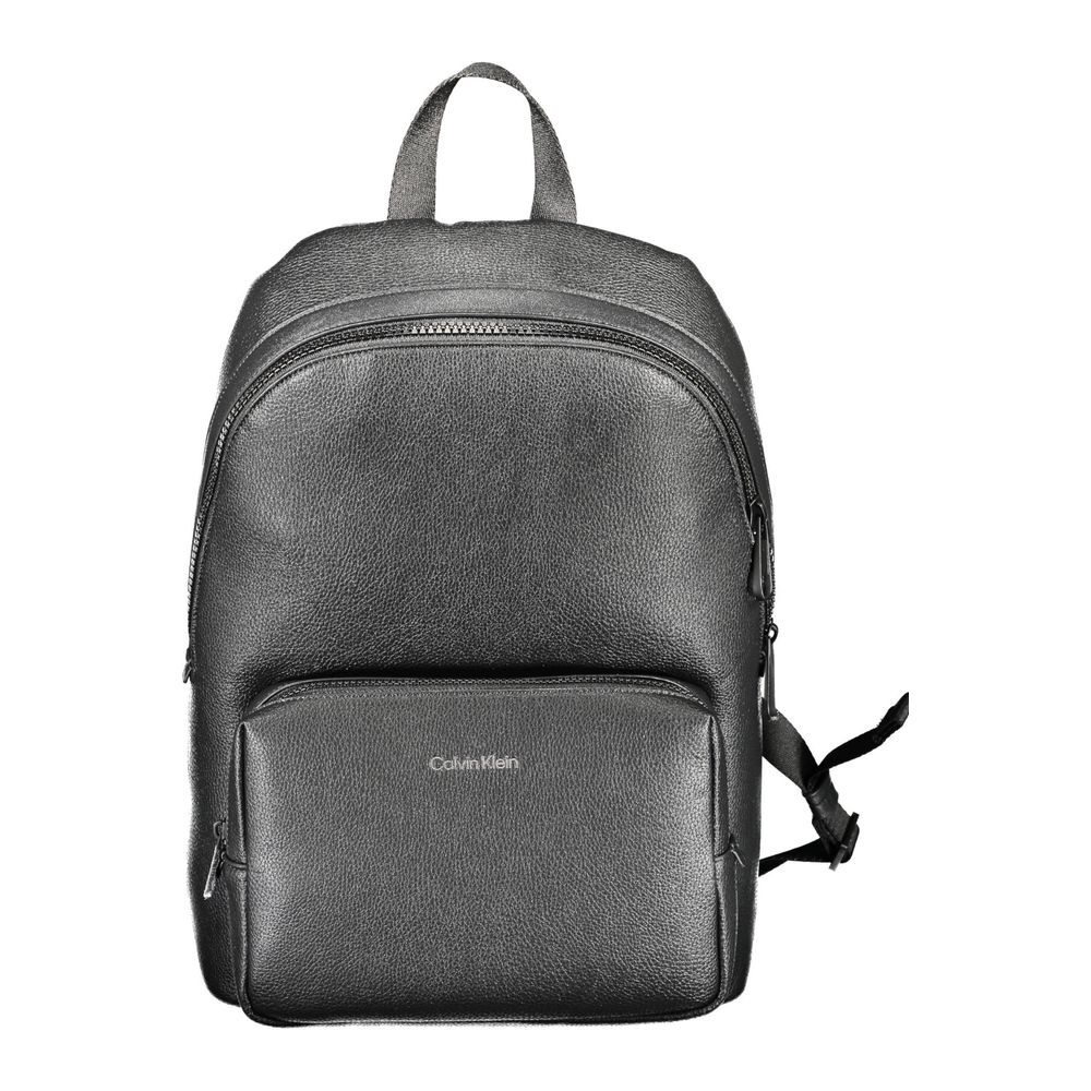 CALVIN KLEIN - Sac à dos pour homme en noir : l'élégance minimaliste au quotidien.