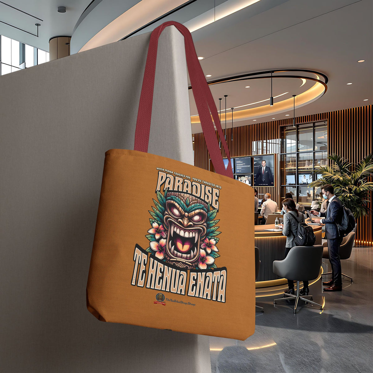 TE HENUA ENATA PARADISE Tote Bag