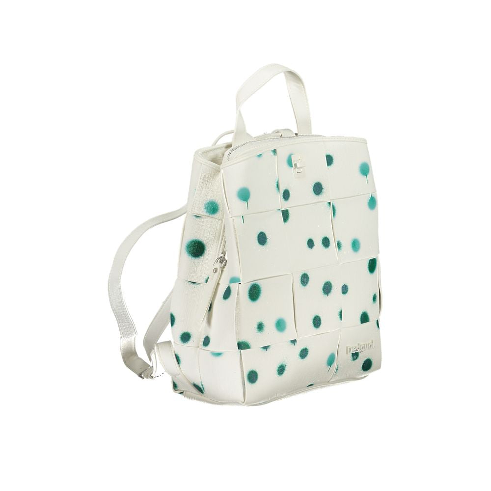 DESIGUAL Sac à dos Tressage Éthéré à Motifs Bleu