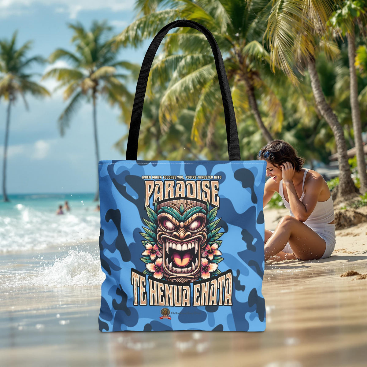 TE HENUA ENATA PARADISE Tote Bag