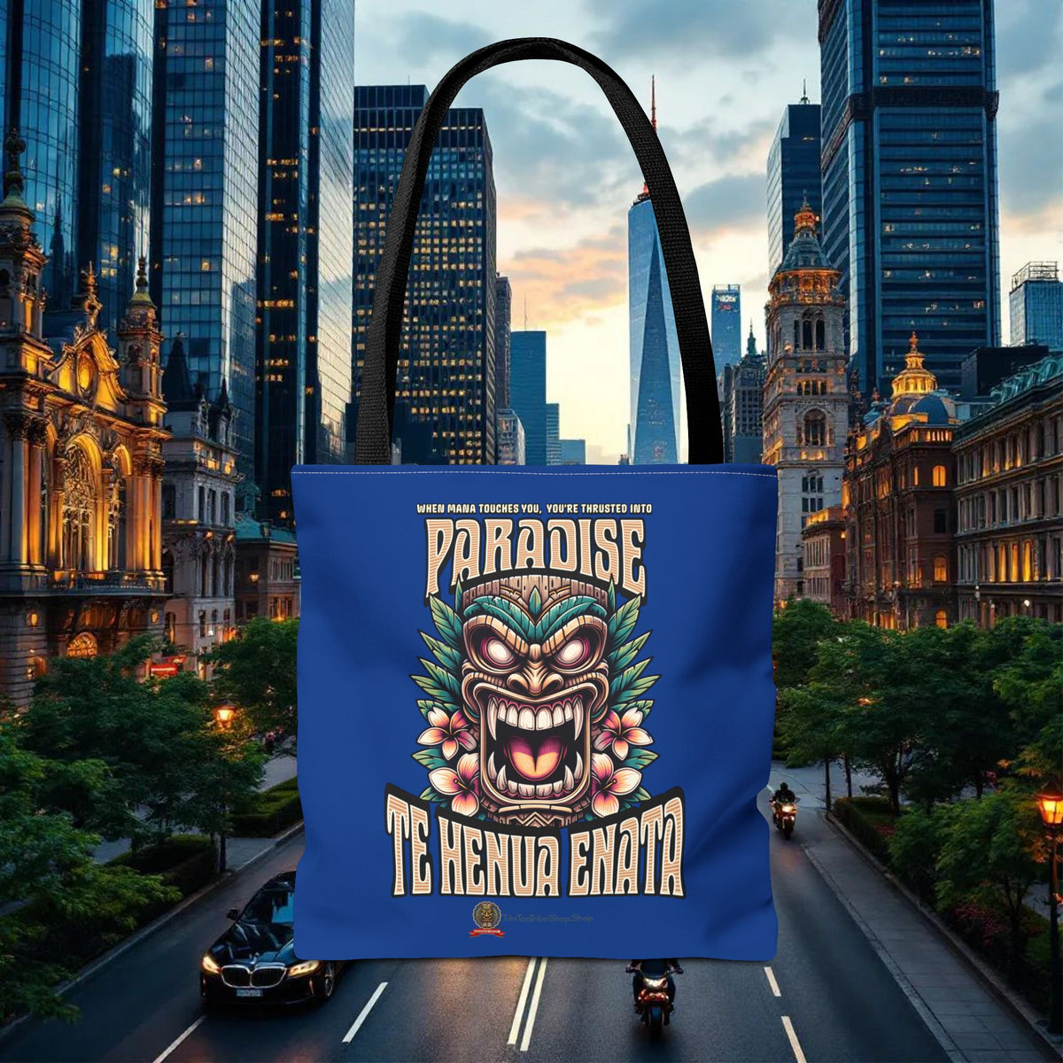 TE HENUA ENATA PARADISE Tote Bag
