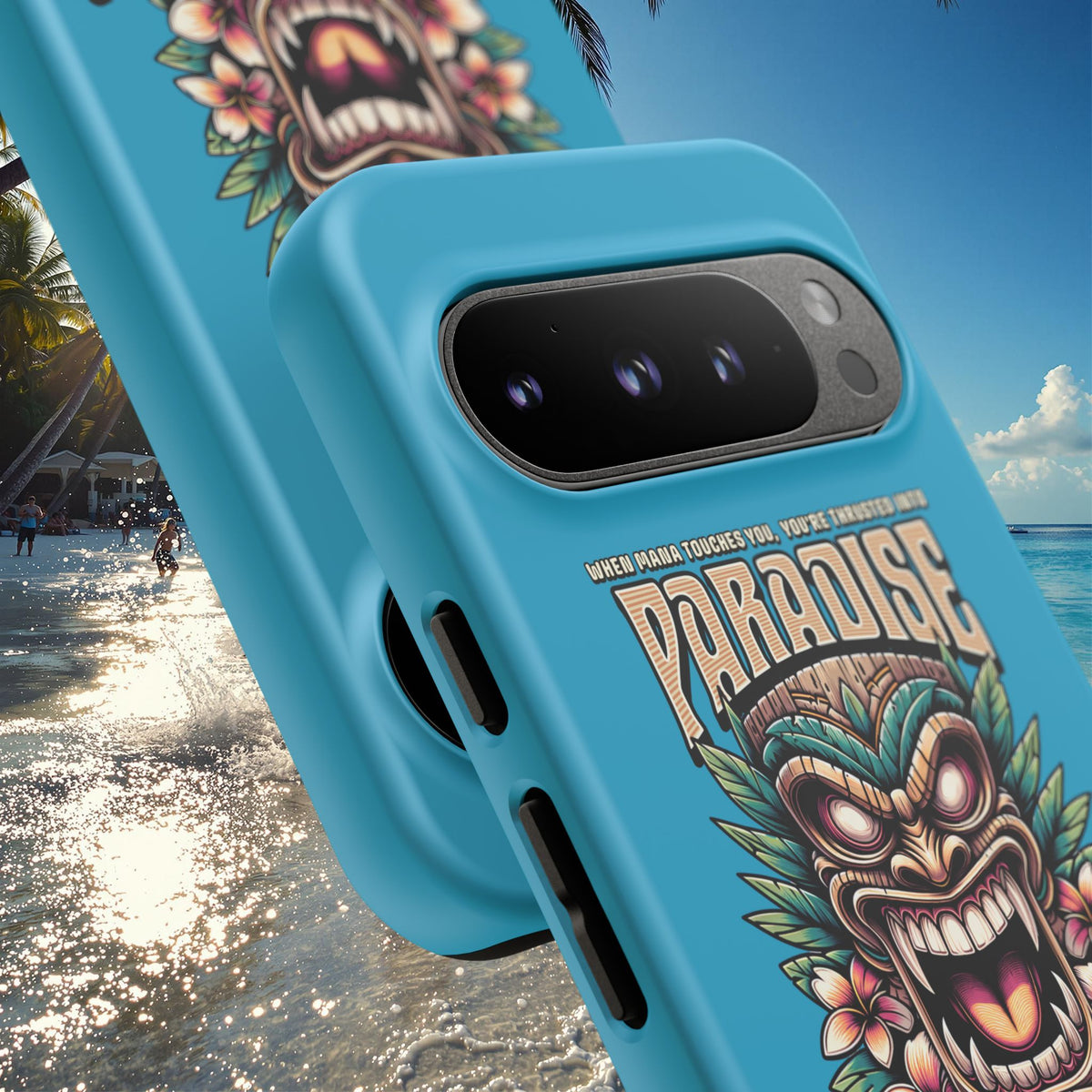 Te Henua Enata â Coque Antichoc Tiki Ancestral & Puissant