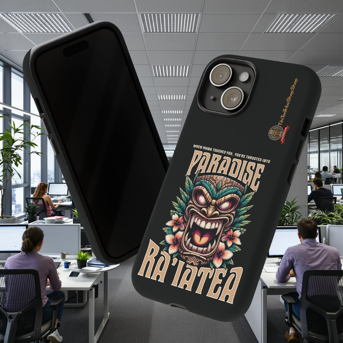 Ra’iatea – Coque Tiki Tribal de Protection Premium