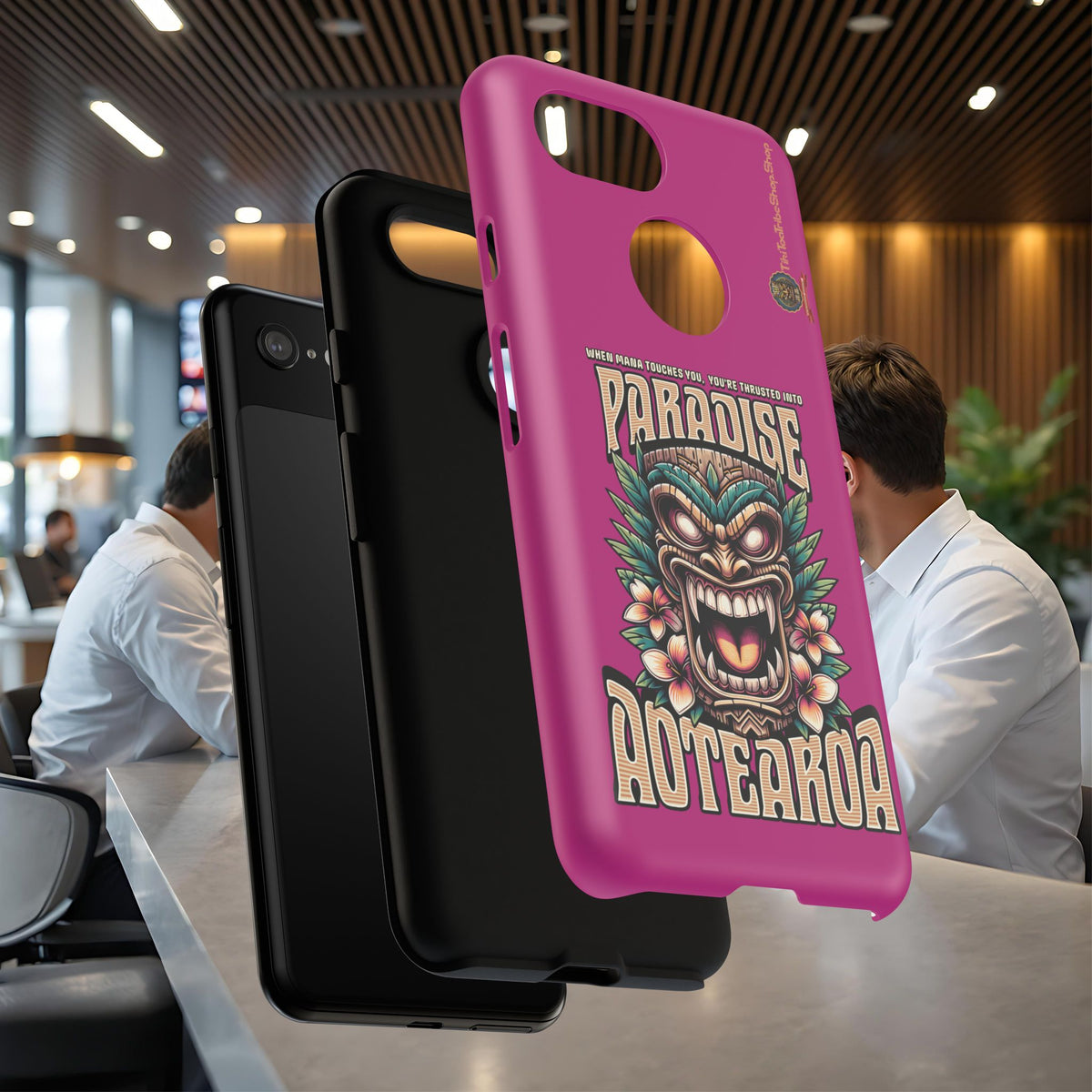 Aotearoa – Tiki Maori & Ancestral Mana Shockproof Case