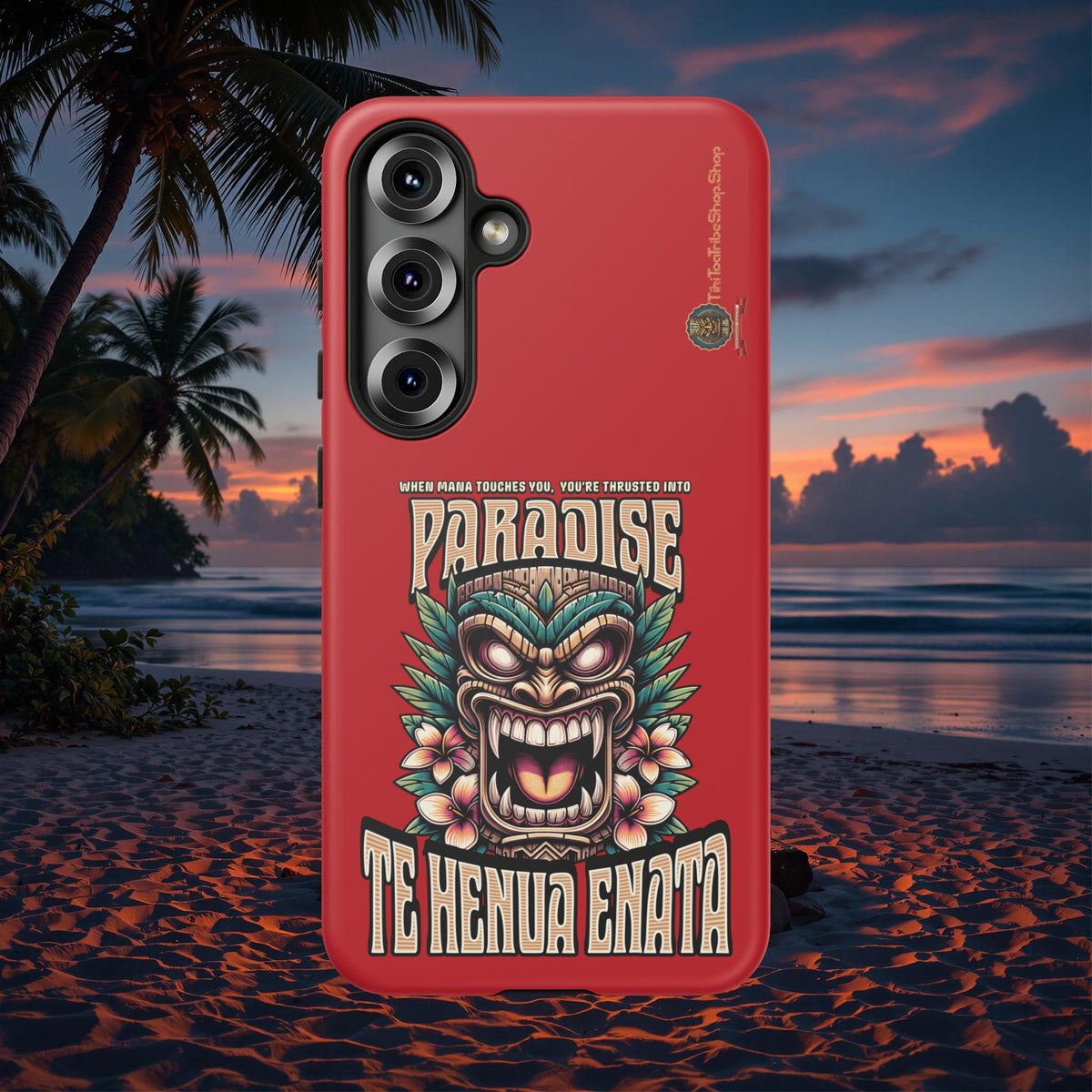 Te Henua Enata â Coque Antichoc Tiki Ancestral & Puissant