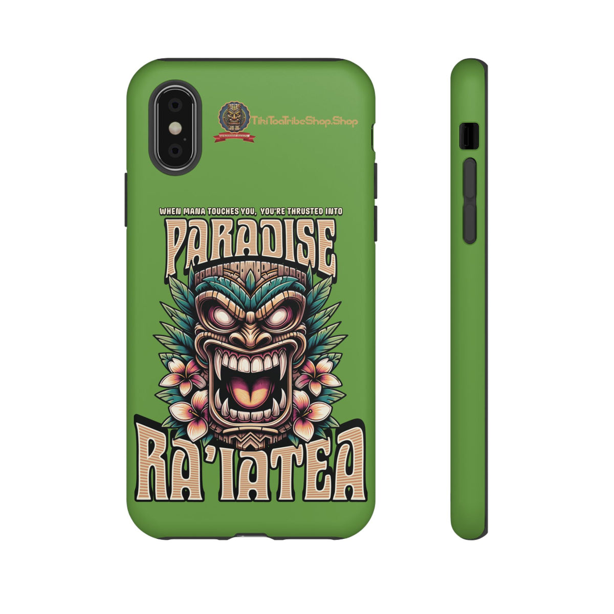Ra’iatea – Coque Tiki Tribal de Protection Premium