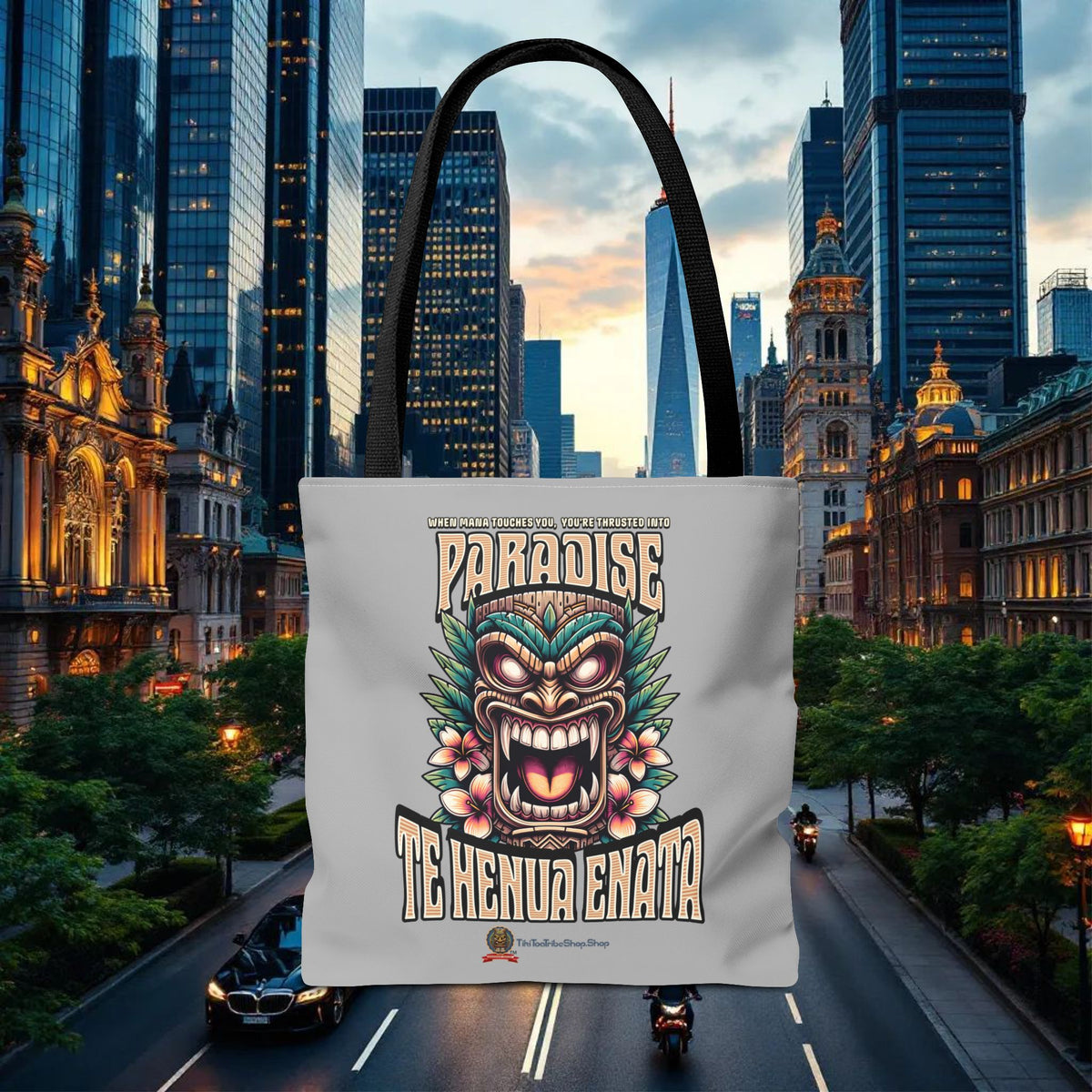 TE HENUA ENATA PARADISE Tote Bag