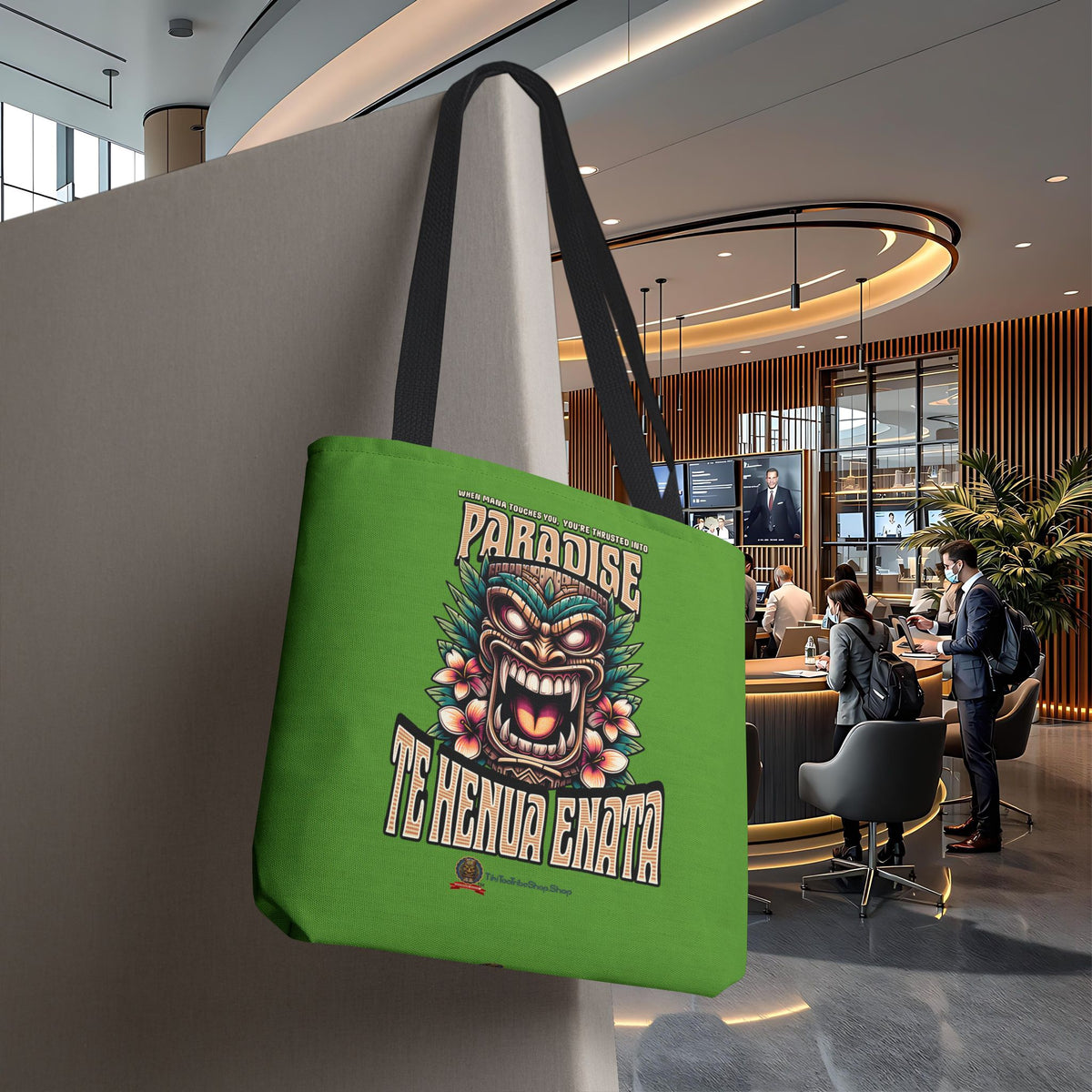 TE HENUA ENATA PARADISE Tote Bag