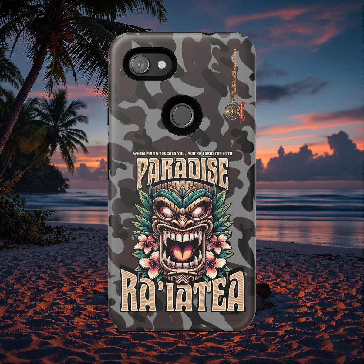 Ra’iatea – Coque Tiki Tribal de Protection Premium