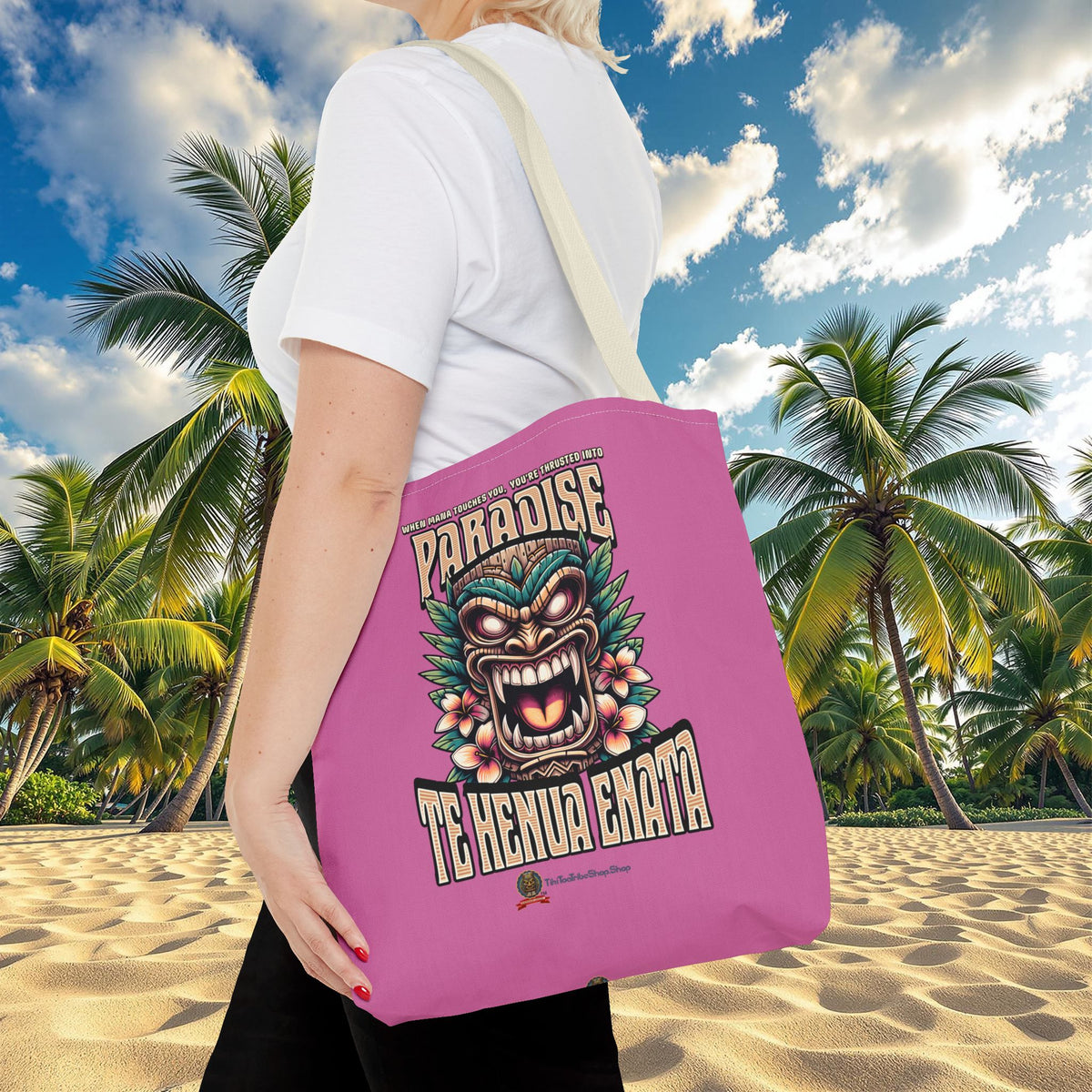 TE HENUA ENATA PARADISE Tote Bag