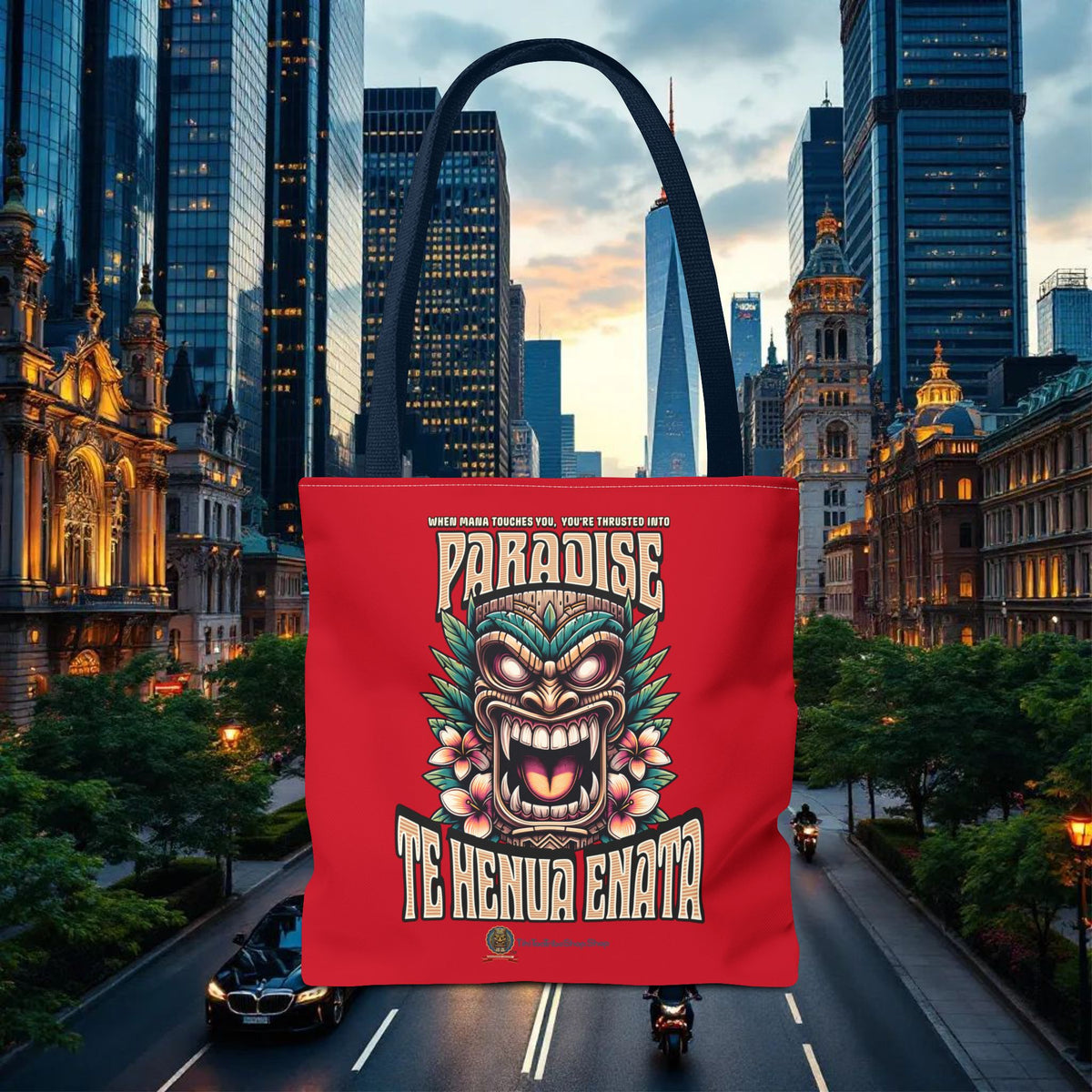 TE HENUA ENATA PARADISE Tote Bag