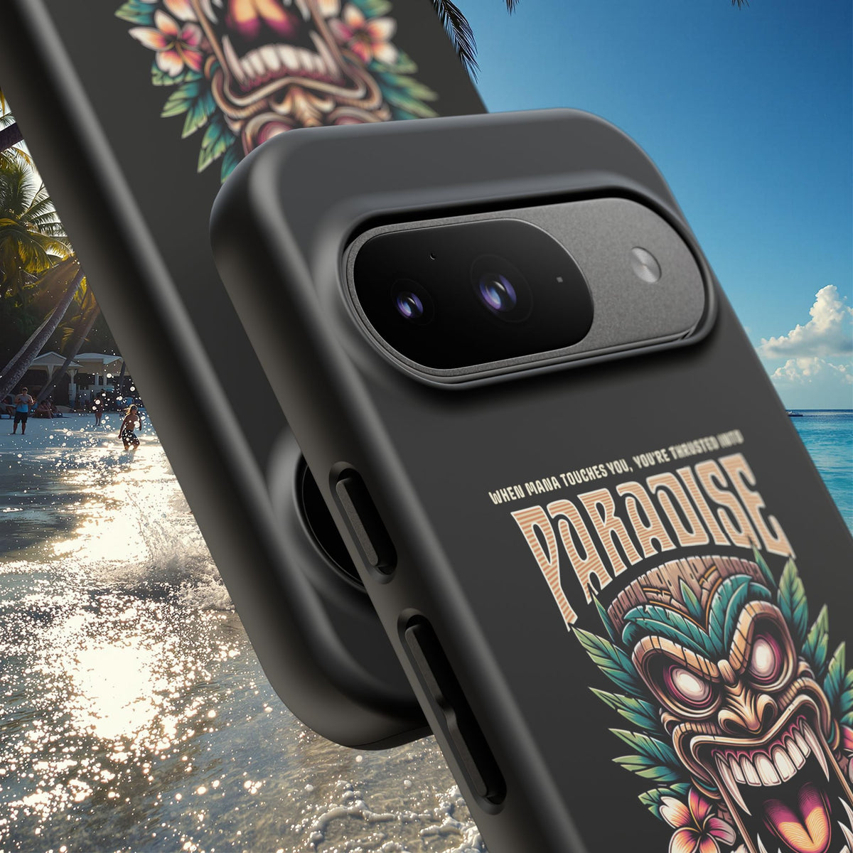 Te Henua Enata â Coque Antichoc Tiki Ancestral & Puissant