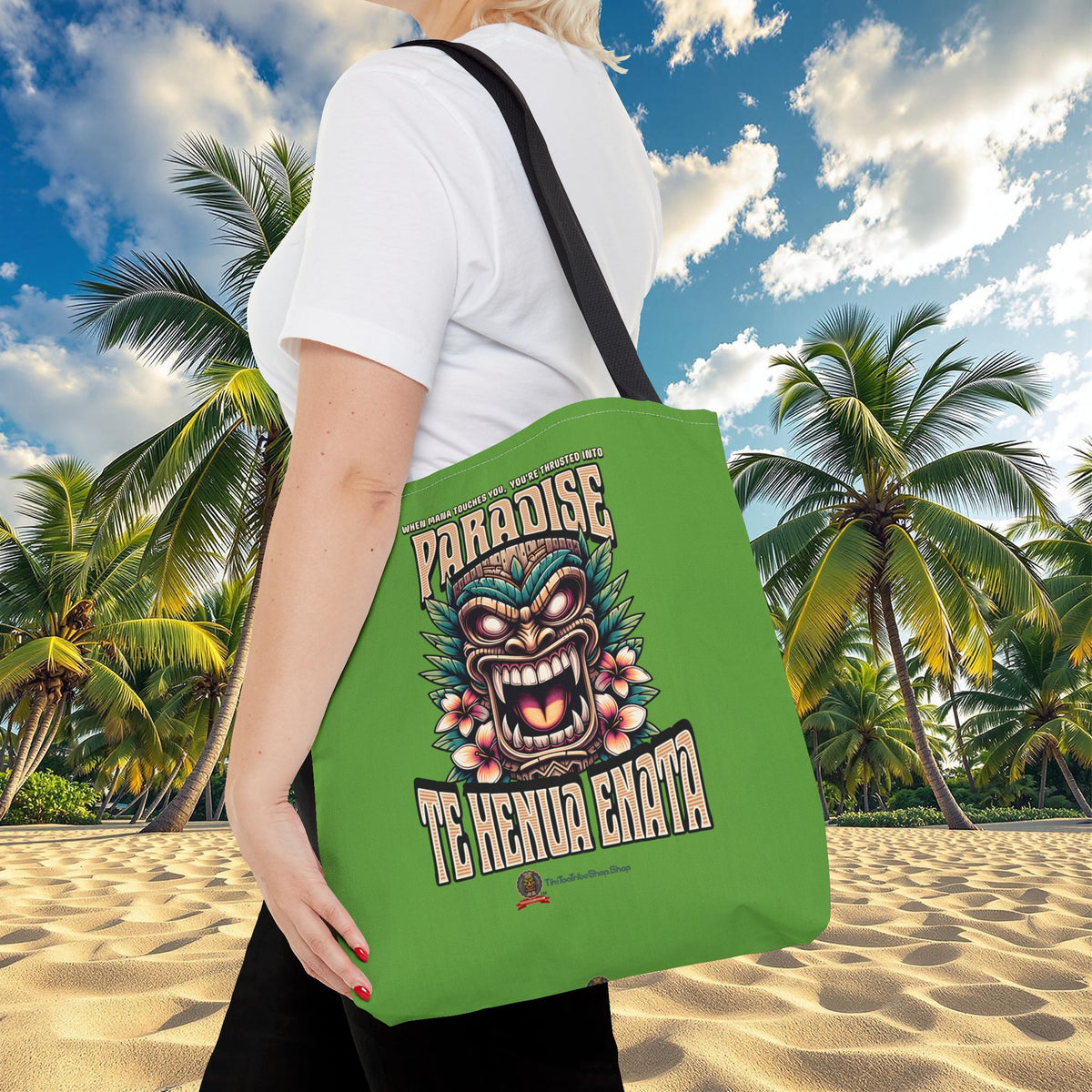 TE HENUA ENATA PARADISE Tote Bag