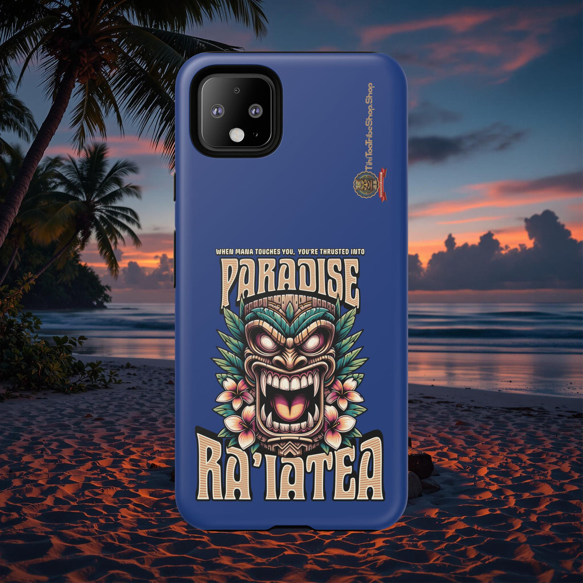 Ra’iatea – Coque Tiki Tribal de Protection Premium