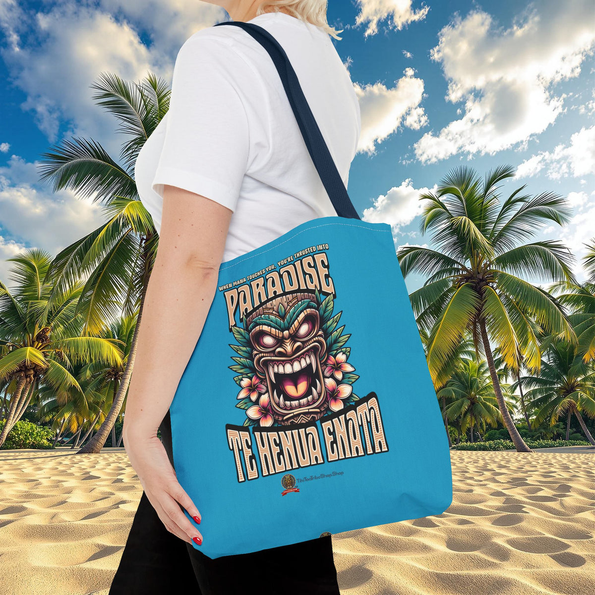 TE HENUA ENATA PARADISE Tote Bag