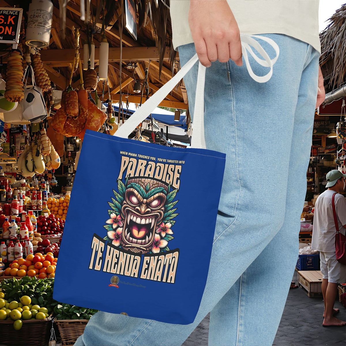 TE HENUA ENATA PARADISE Tote Bag