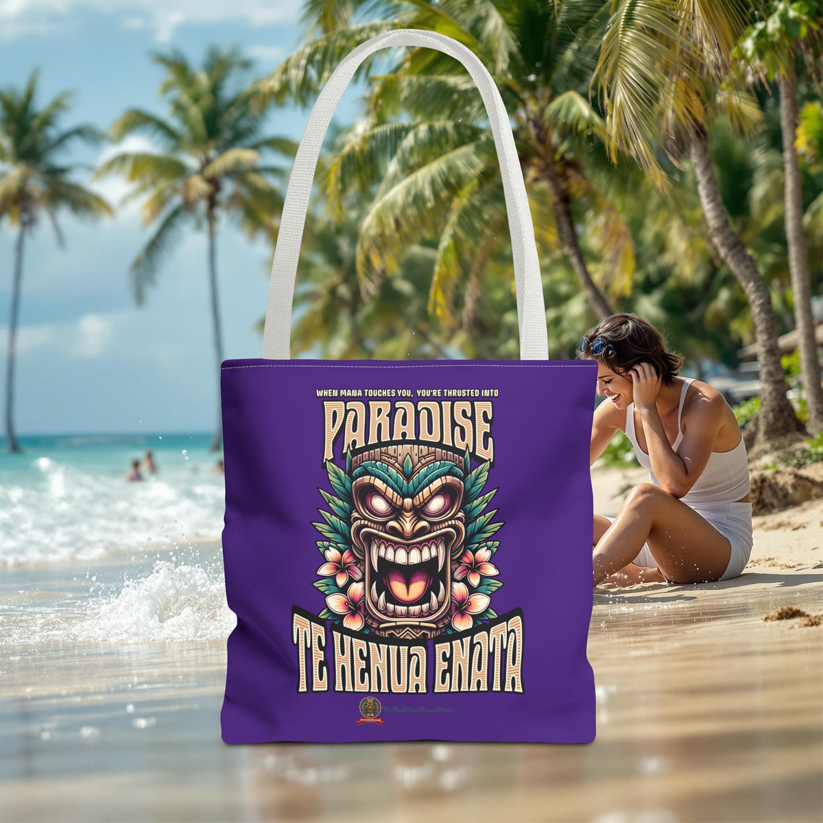 TE HENUA ENATA PARADISE Tote Bag