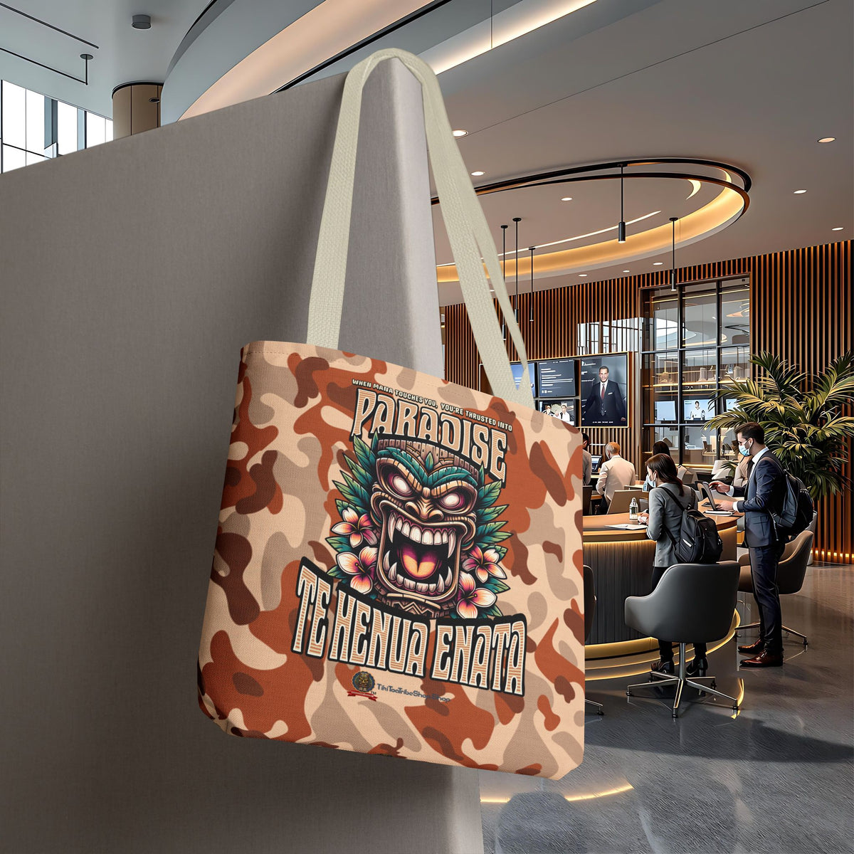 TE HENUA ENATA PARADISE Tote Bag