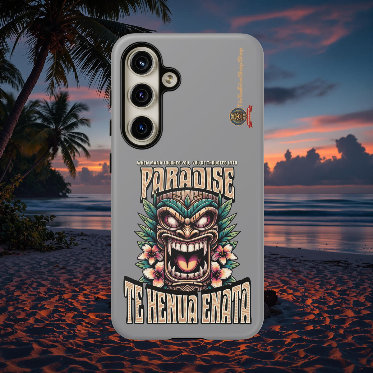 Te Henua Enata â Coque Antichoc Tiki Ancestral & Puissant