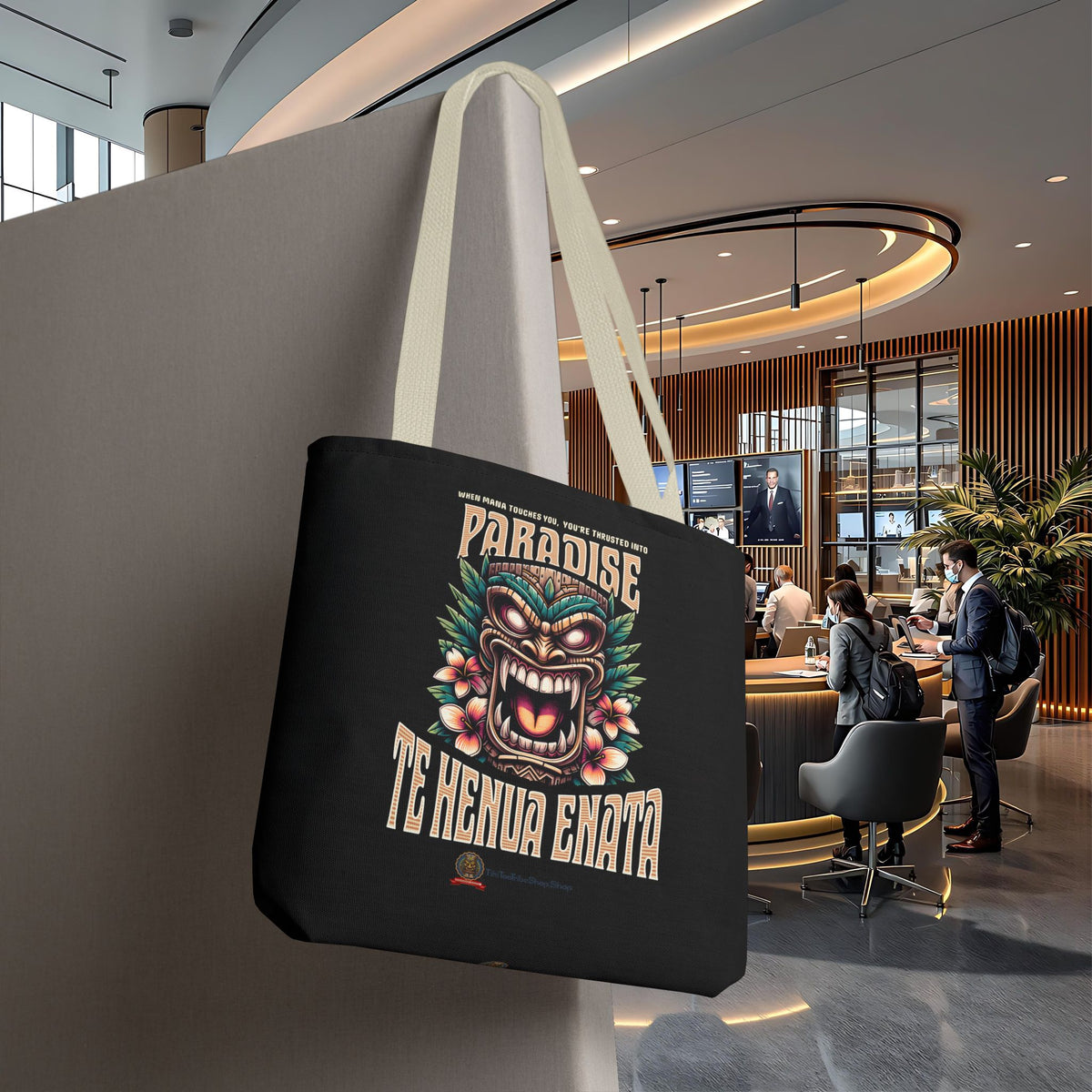 TE HENUA ENATA PARADISE Tote Bag