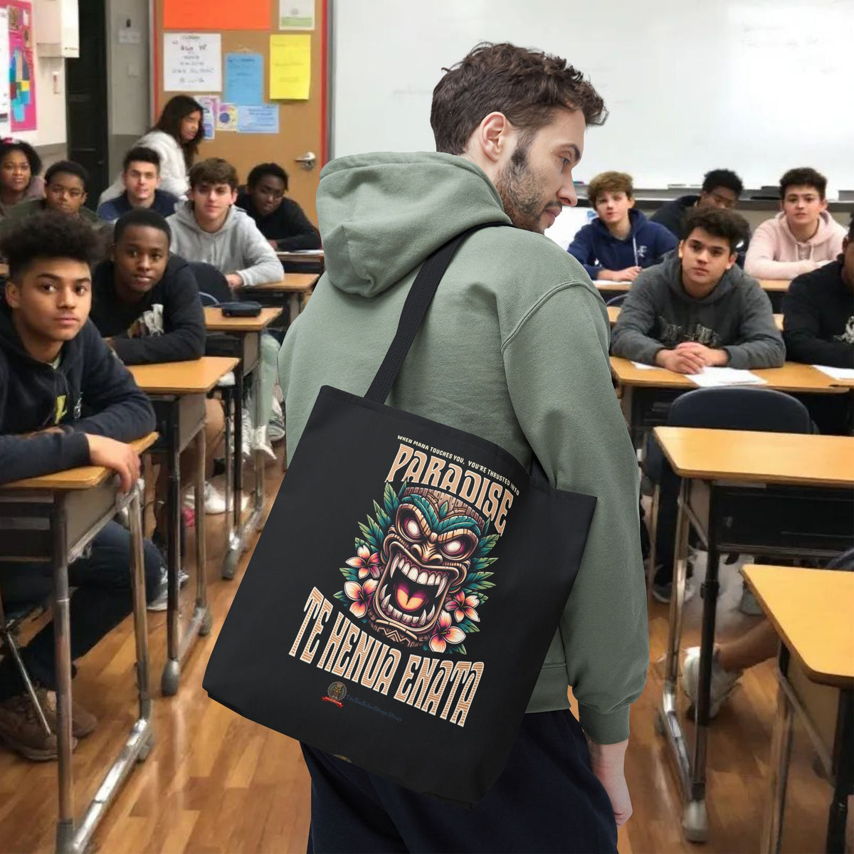 TE HENUA ENATA PARADISE Tote Bag