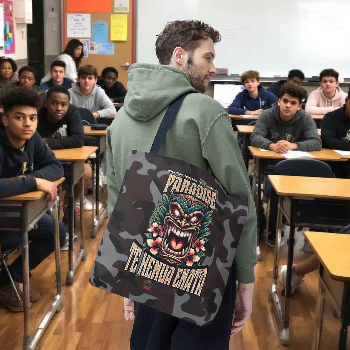 TE HENUA ENATA PARADISE Tote Bag