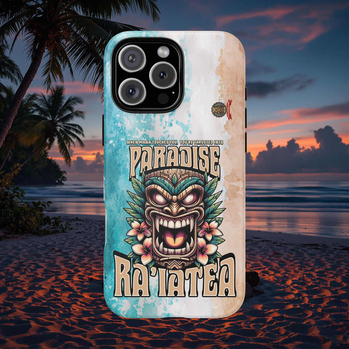 Ra’iatea – Coque Tiki Tribal de Protection Premium
