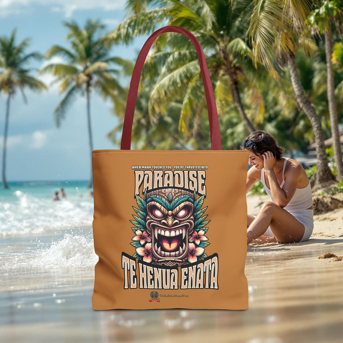 TE HENUA ENATA PARADISE Tote Bag