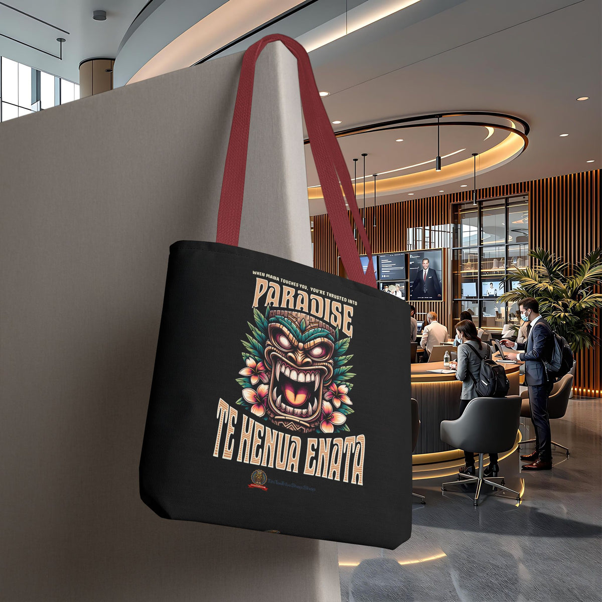 TE HENUA ENATA PARADISE Tote Bag