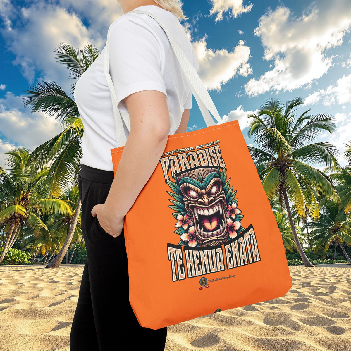 TE HENUA ENATA PARADISE Tote Bag