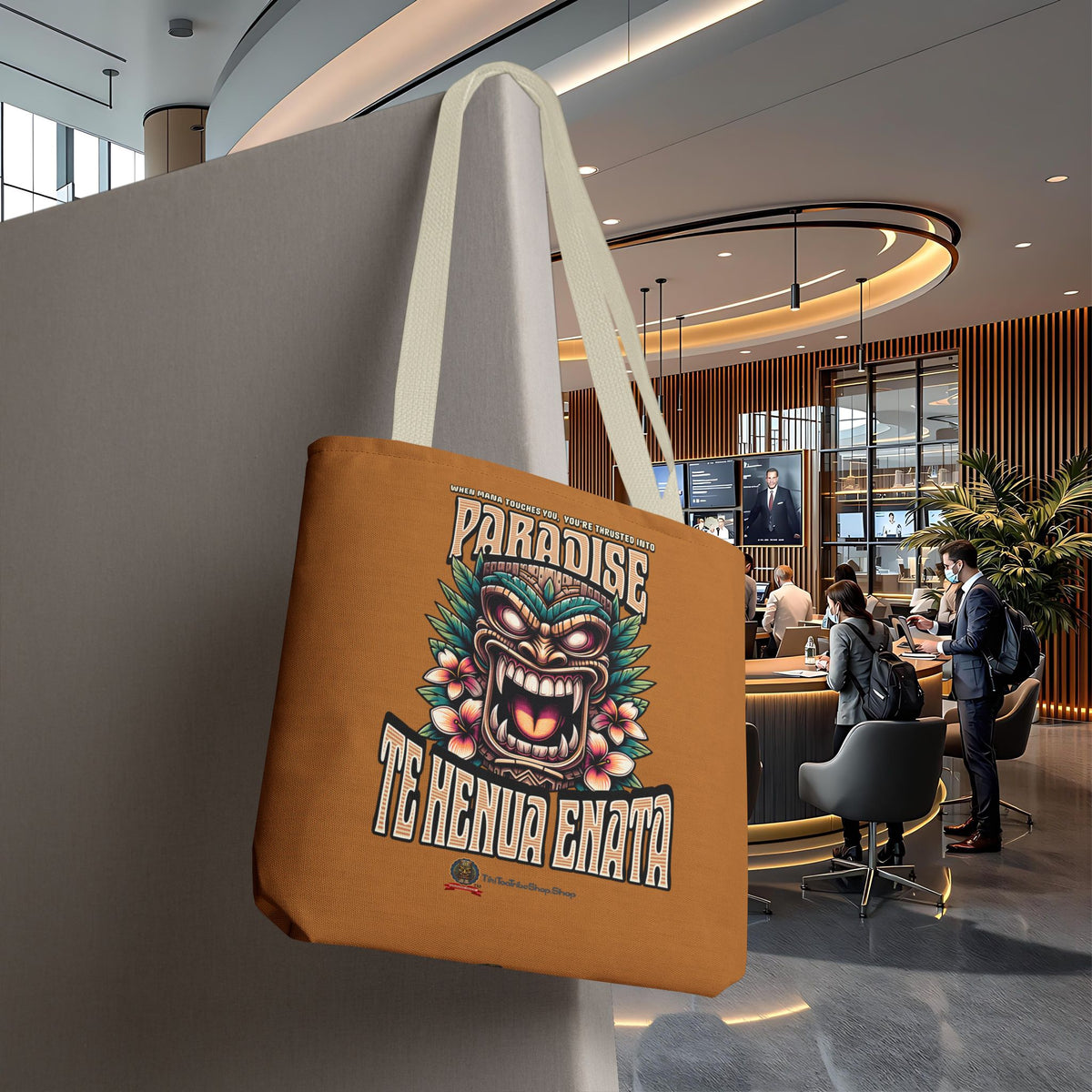 TE HENUA ENATA PARADISE Tote Bag
