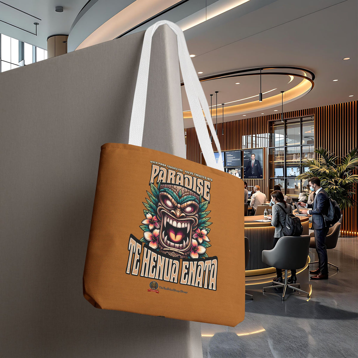 TE HENUA ENATA PARADISE Tote Bag