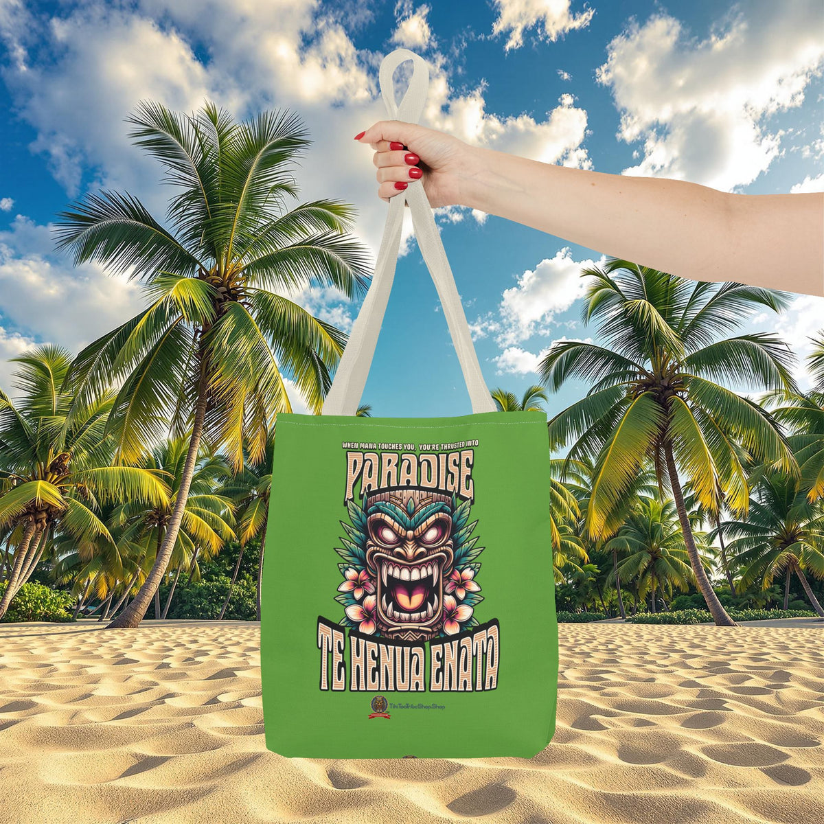 TE HENUA ENATA PARADISE Tote Bag