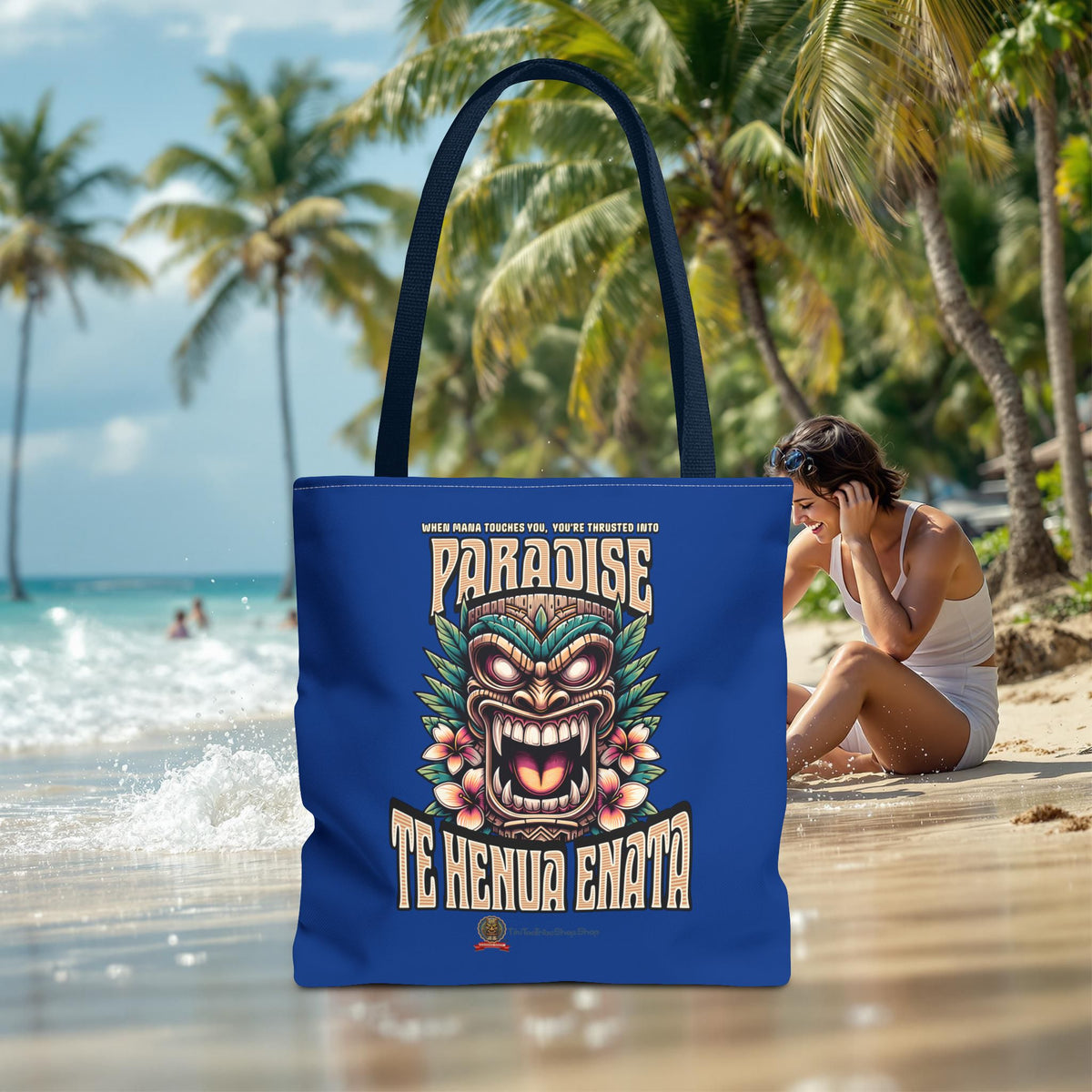 TE HENUA ENATA PARADISE Tote Bag