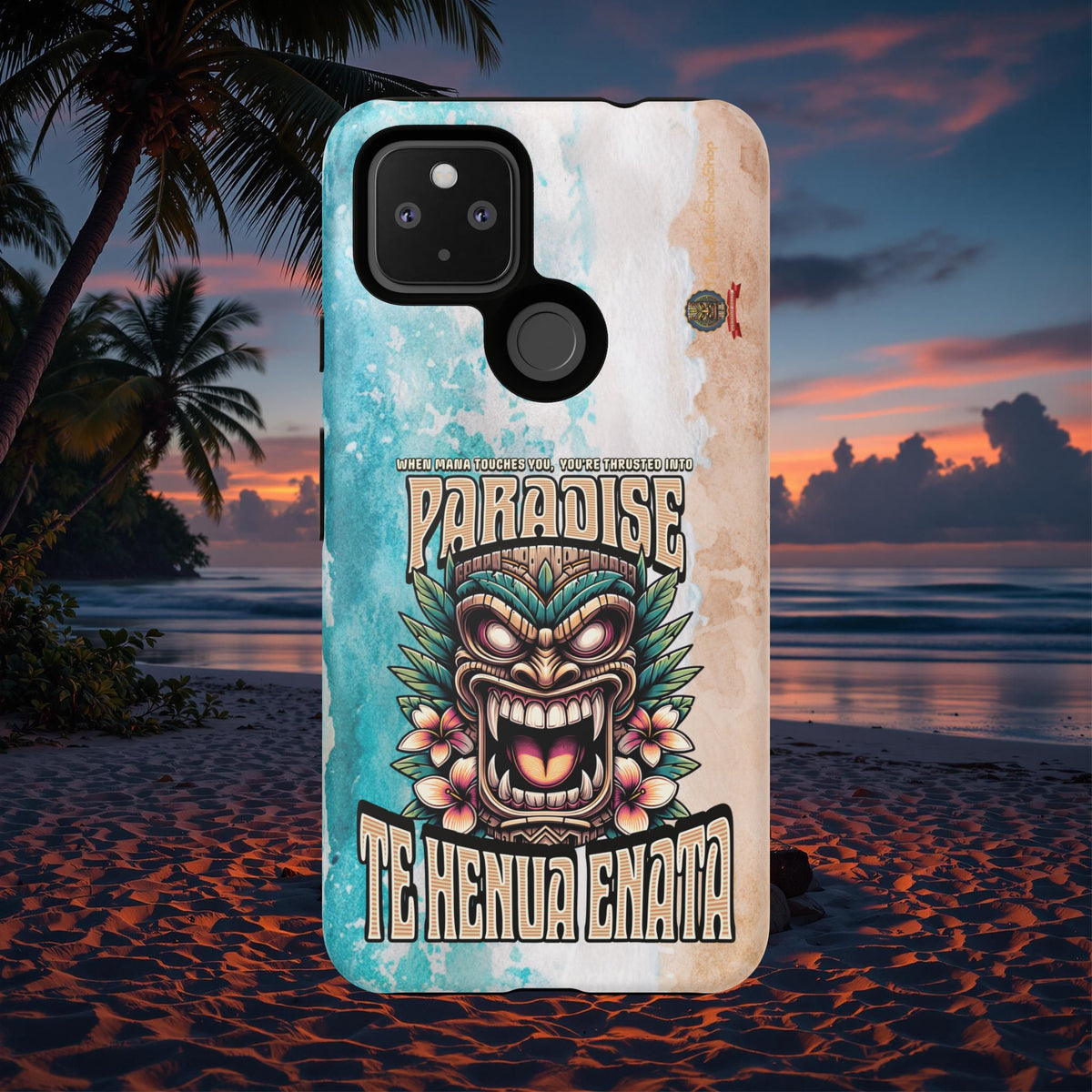 Te Henua Enata â Coque Antichoc Tiki Ancestral & Puissant