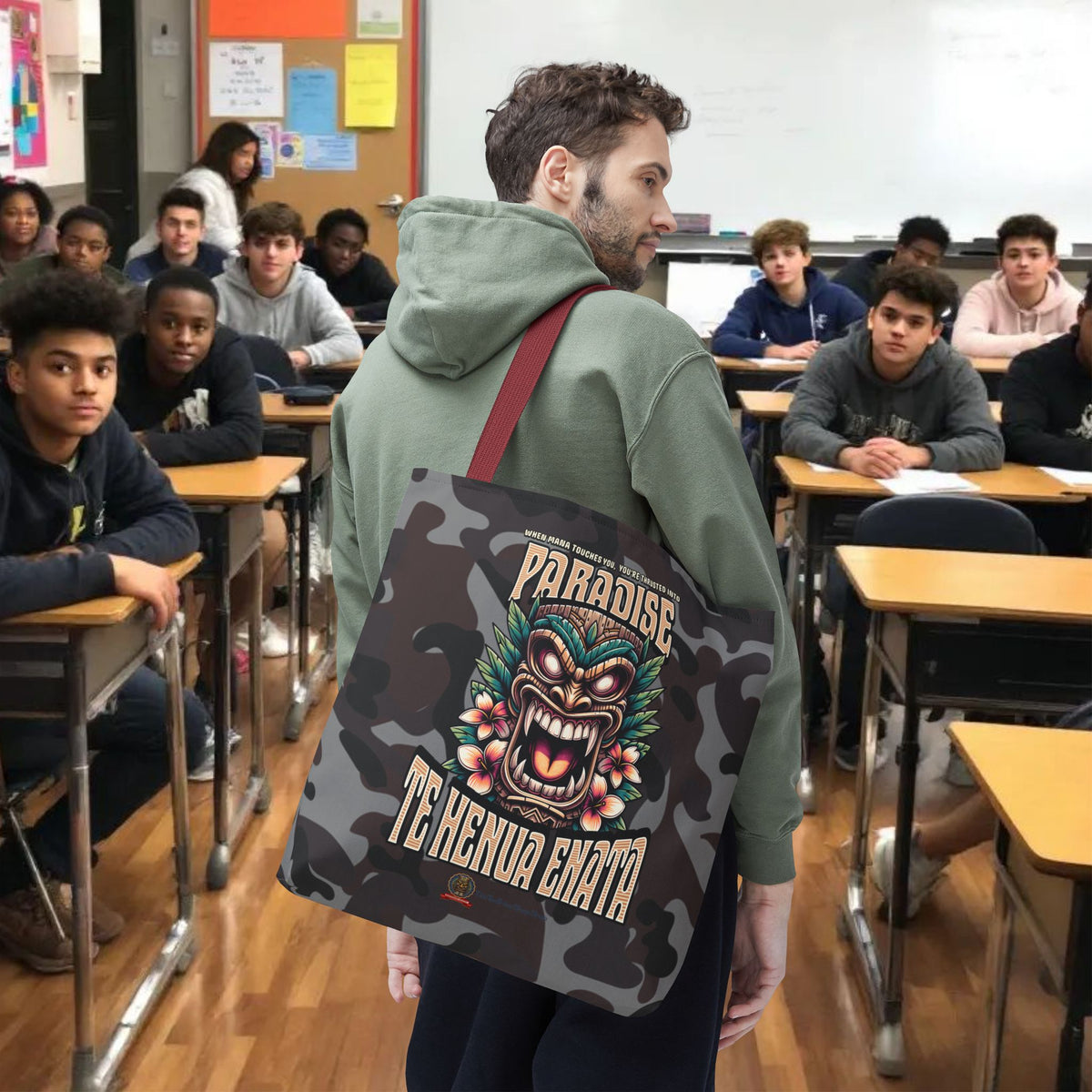 TE HENUA ENATA PARADISE Tote Bag