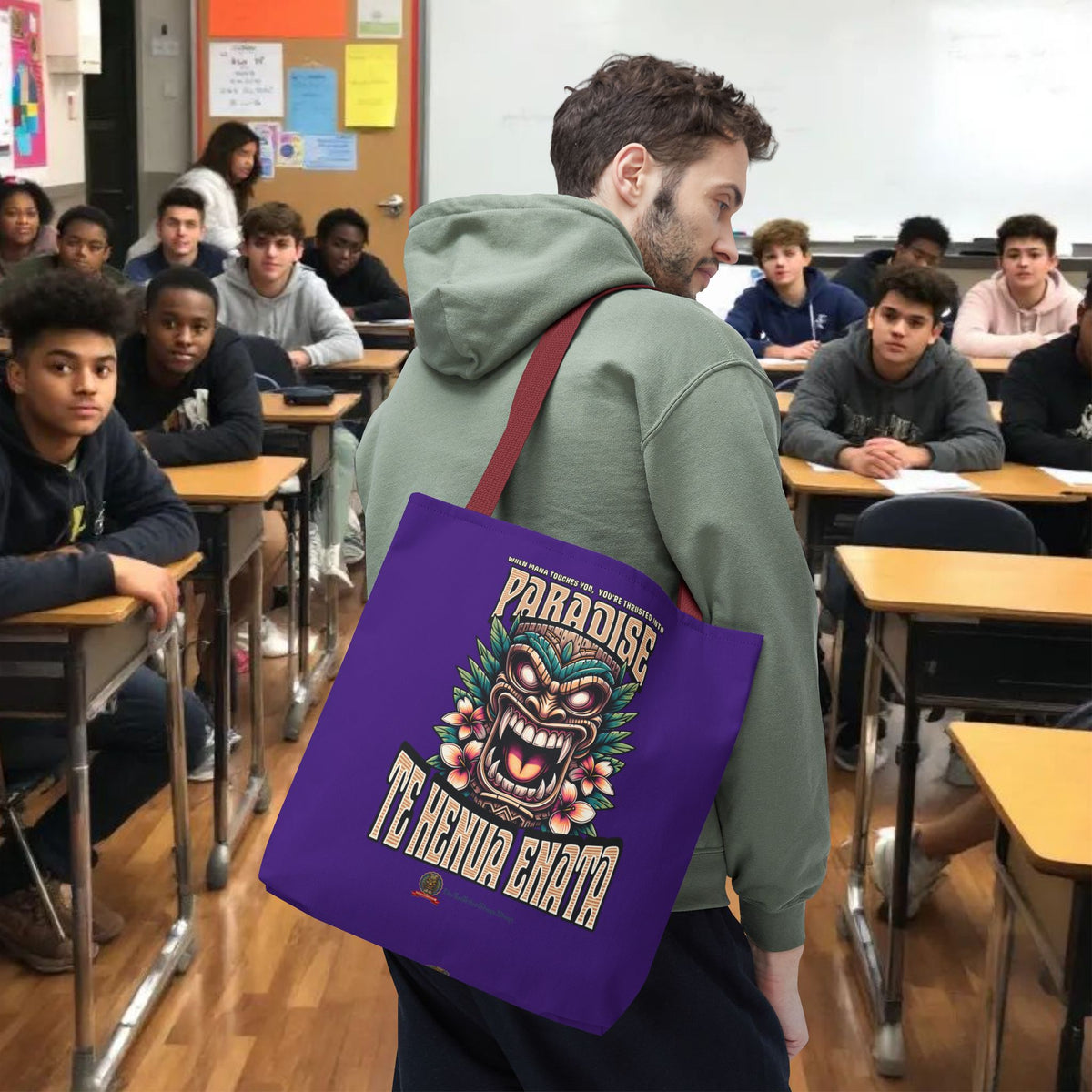 TE HENUA ENATA PARADISE Tote Bag