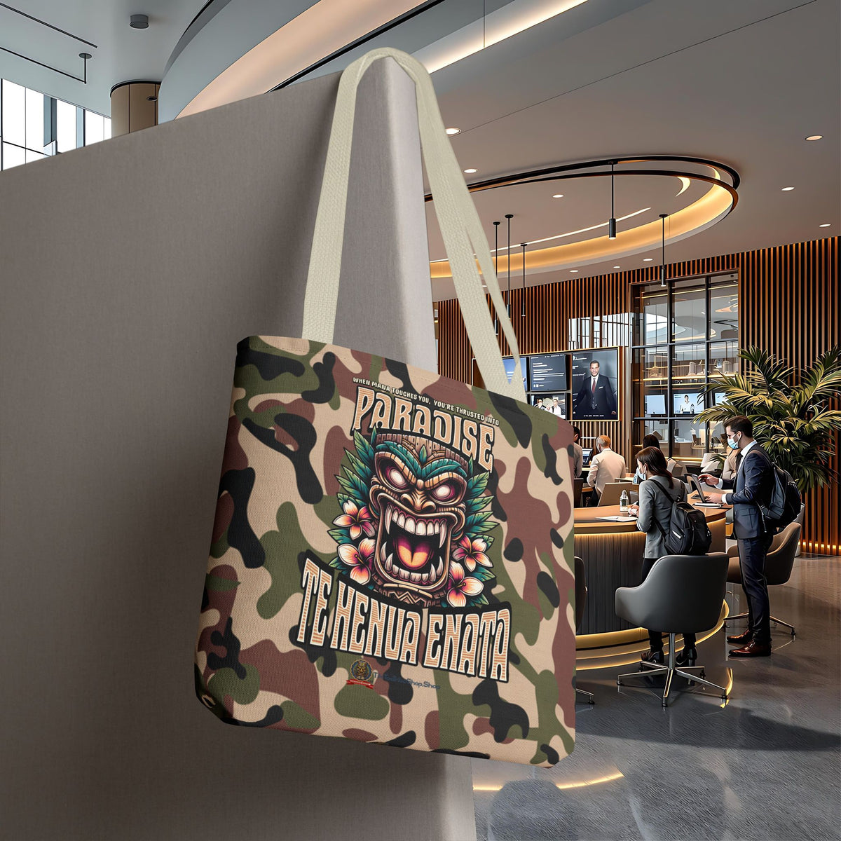 TE HENUA ENATA PARADISE Tote Bag