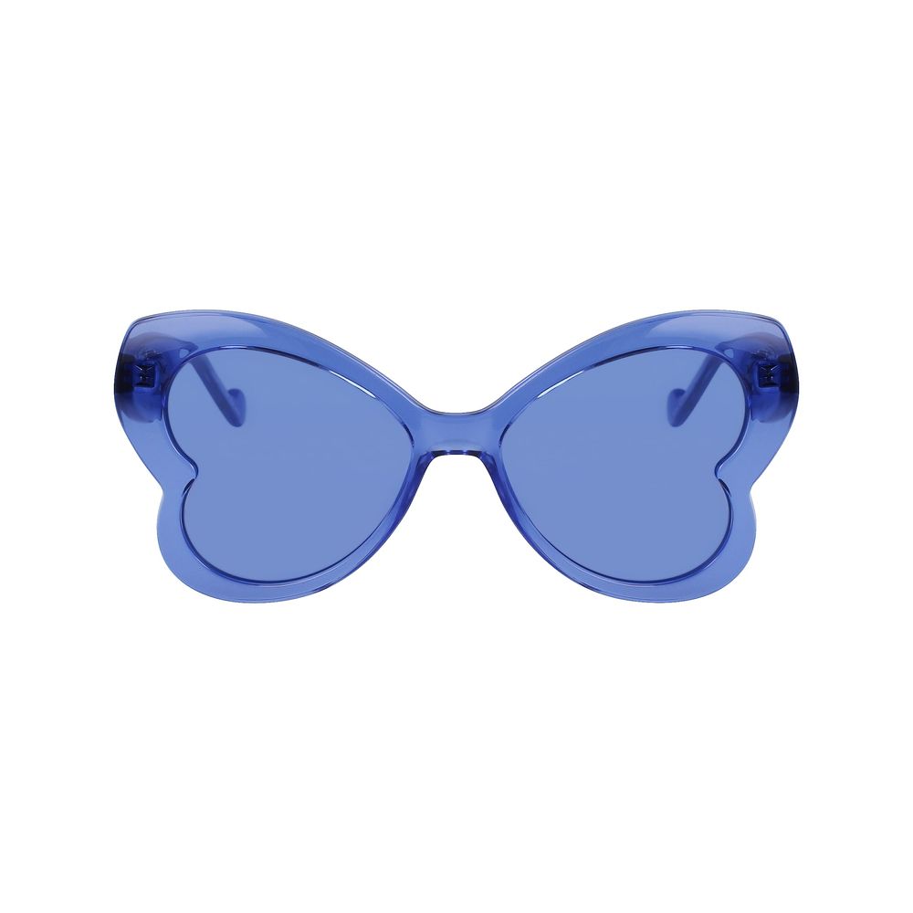 LIU JO Accessoire de Mode Femme - Lunettes de Soleil Papillon Bleues
