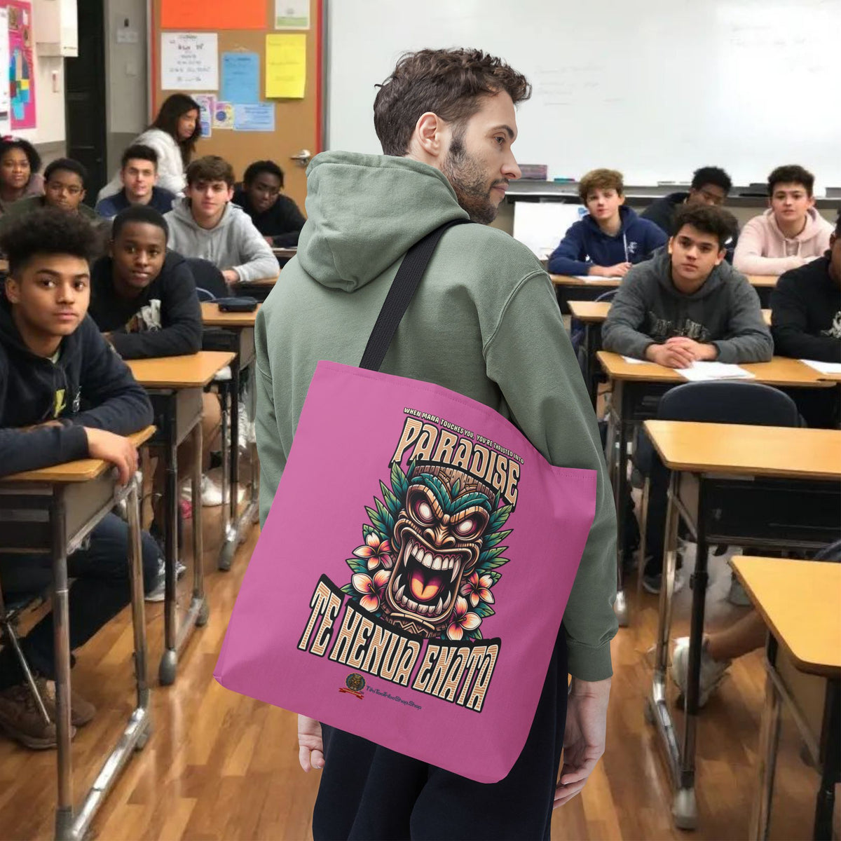 TE HENUA ENATA PARADISE Tote Bag