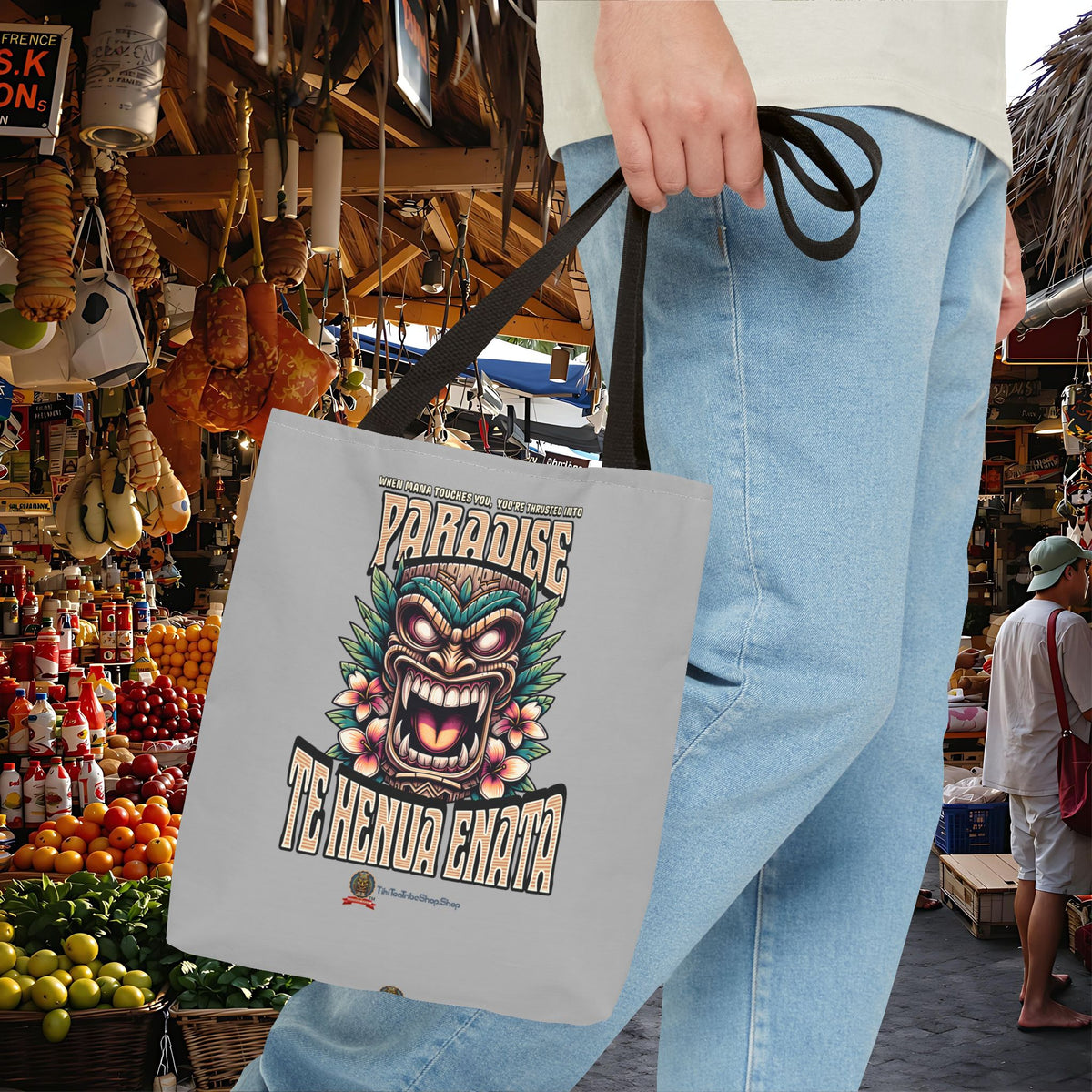 TE HENUA ENATA PARADISE Tote Bag