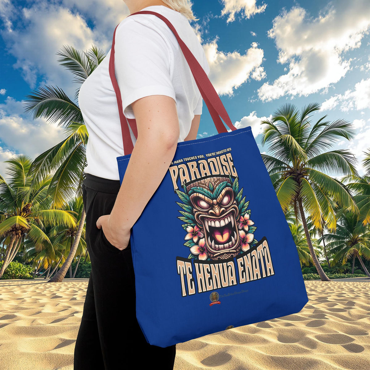 TE HENUA ENATA PARADISE Tote Bag