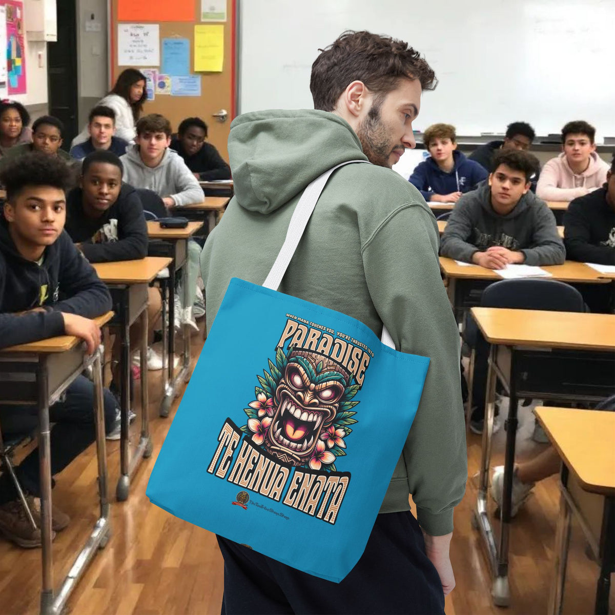 TE HENUA ENATA PARADISE Tote Bag