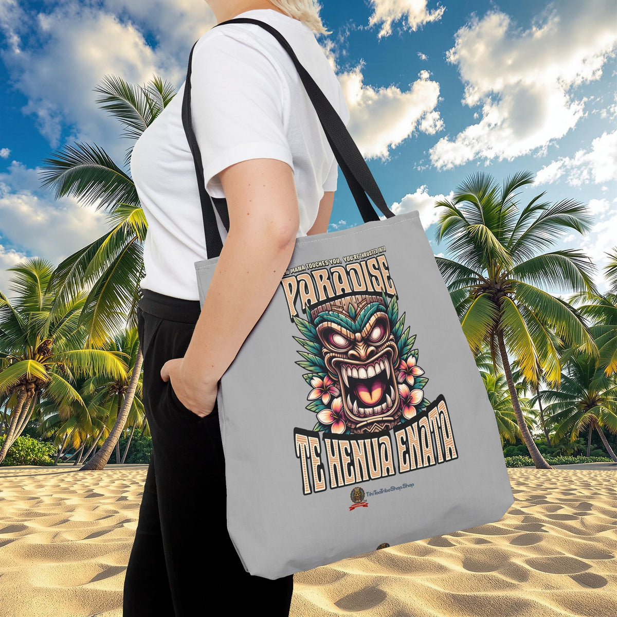 TE HENUA ENATA PARADISE Tote Bag