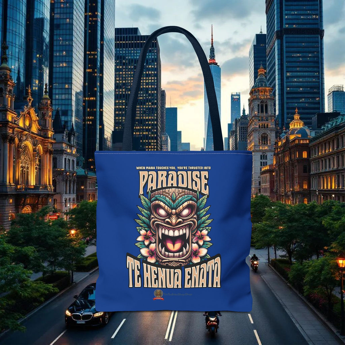 TE HENUA ENATA PARADISE Tote Bag