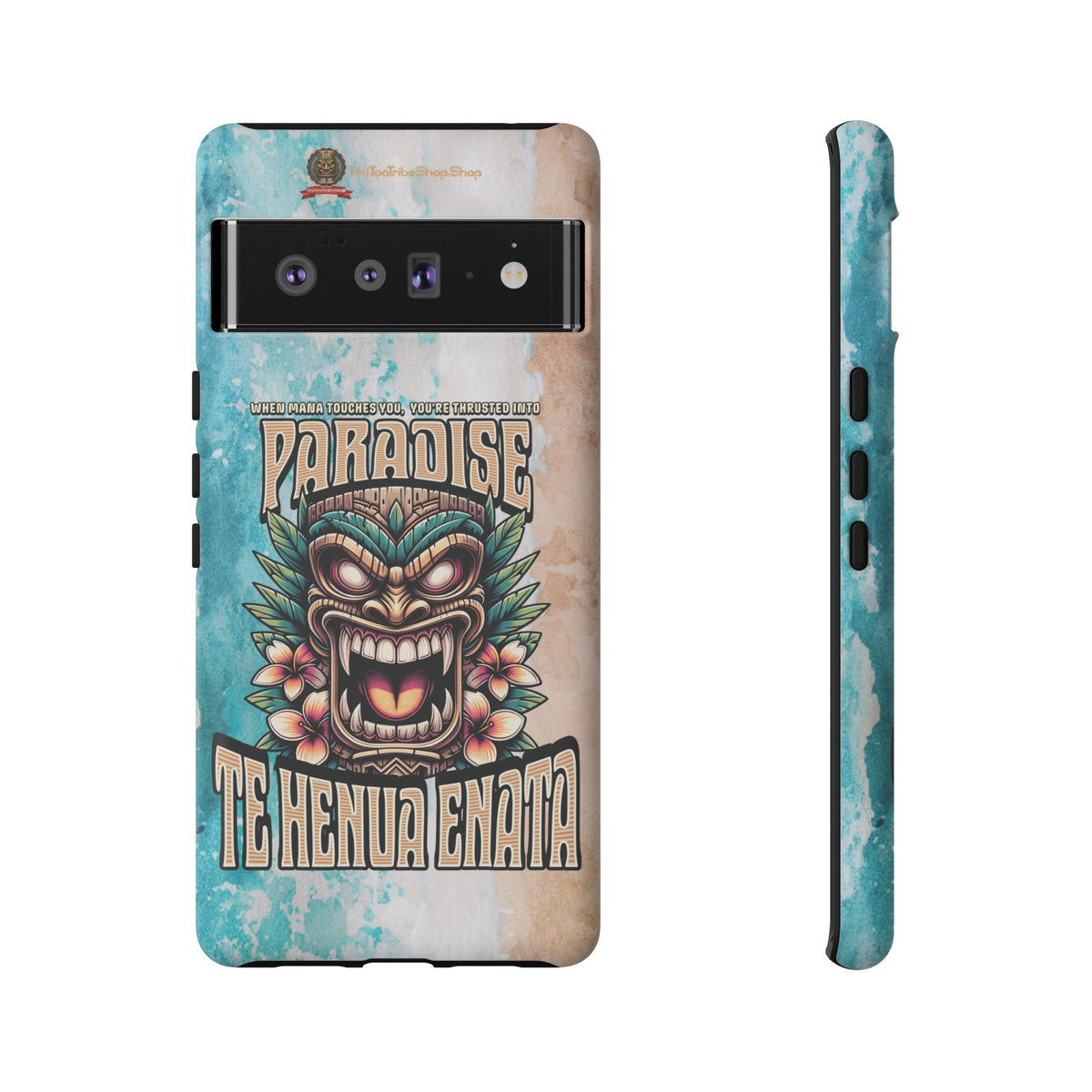 Te Henua Enata â Coque Antichoc Tiki Ancestral & Puissant