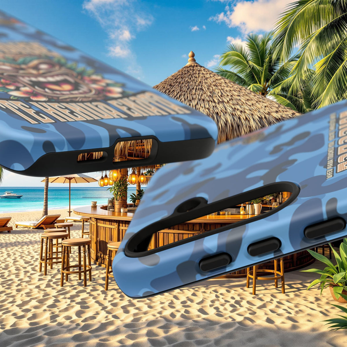 Te Henua Enata â Coque Antichoc Tiki Ancestral & Puissant