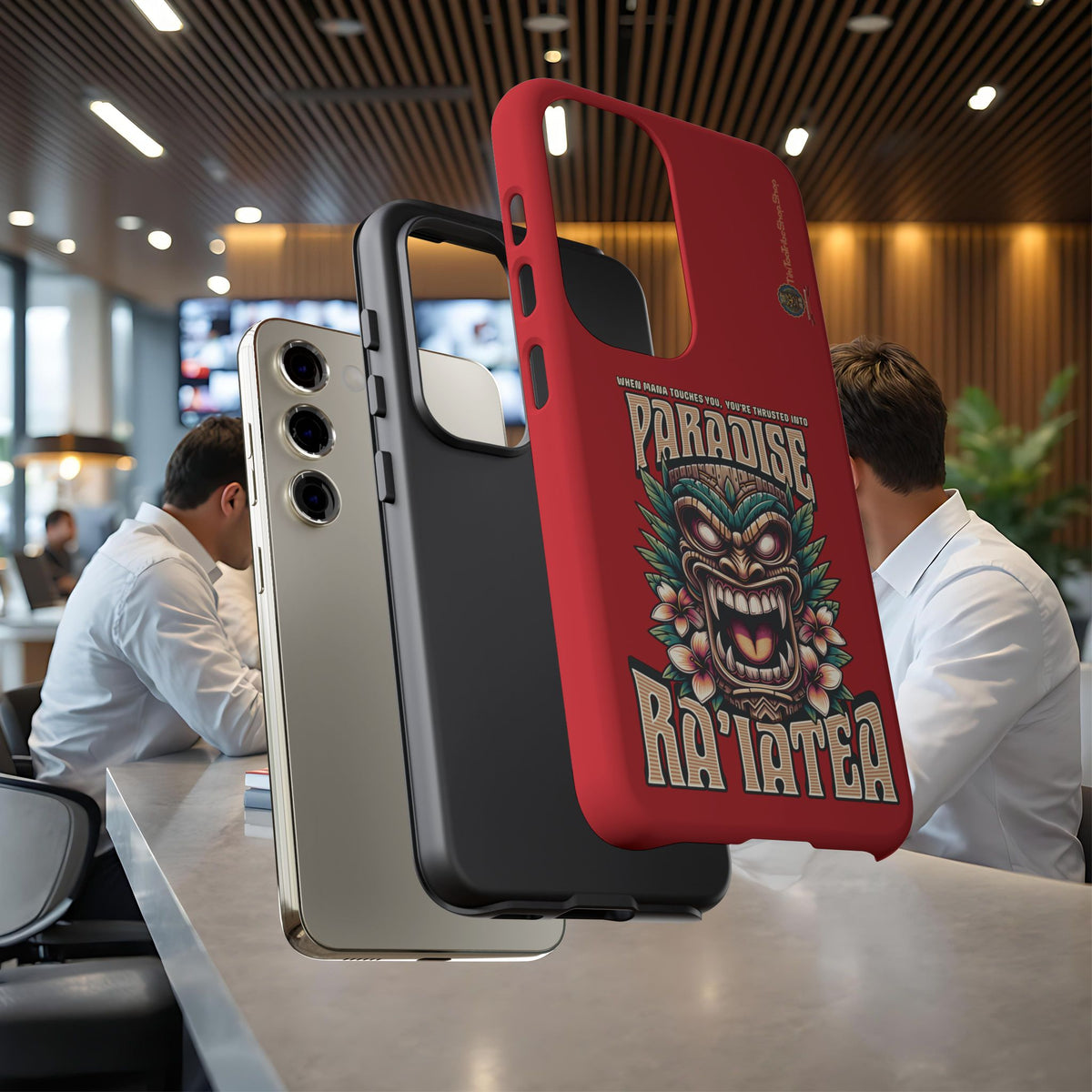 Ra’iatea – Coque Tiki Tribal de Protection Premium