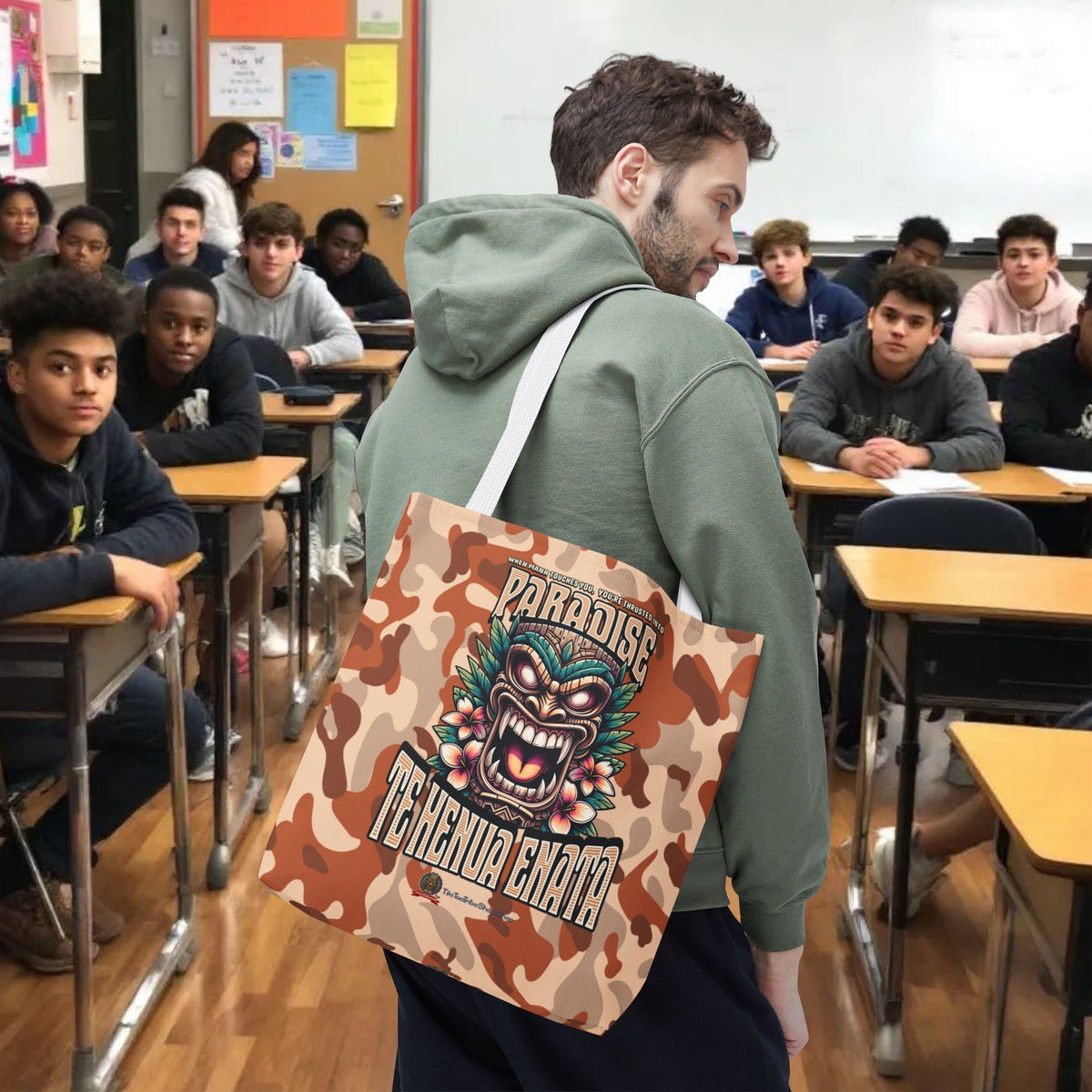 TE HENUA ENATA PARADISE Tote Bag