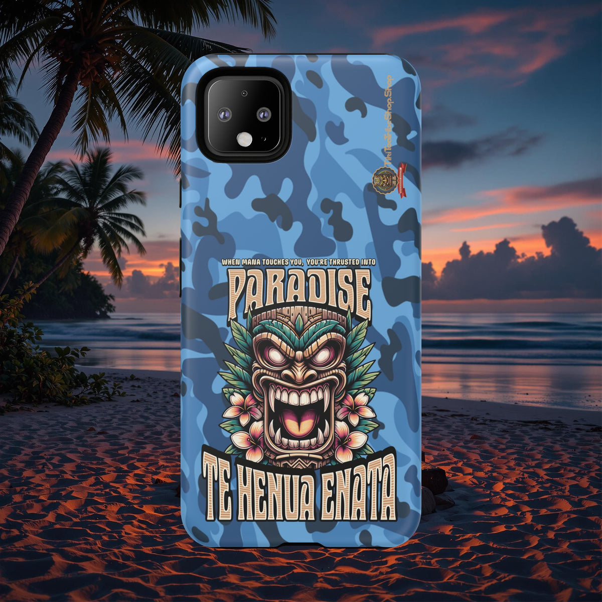 Te Henua Enata â Coque Antichoc Tiki Ancestral & Puissant